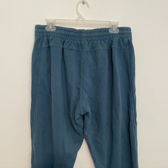 ADIDAS Blue w/ Red Logo Pull On Drawstring Active Joggers / Sweatpants Sweats XL - Picture 9 of 10